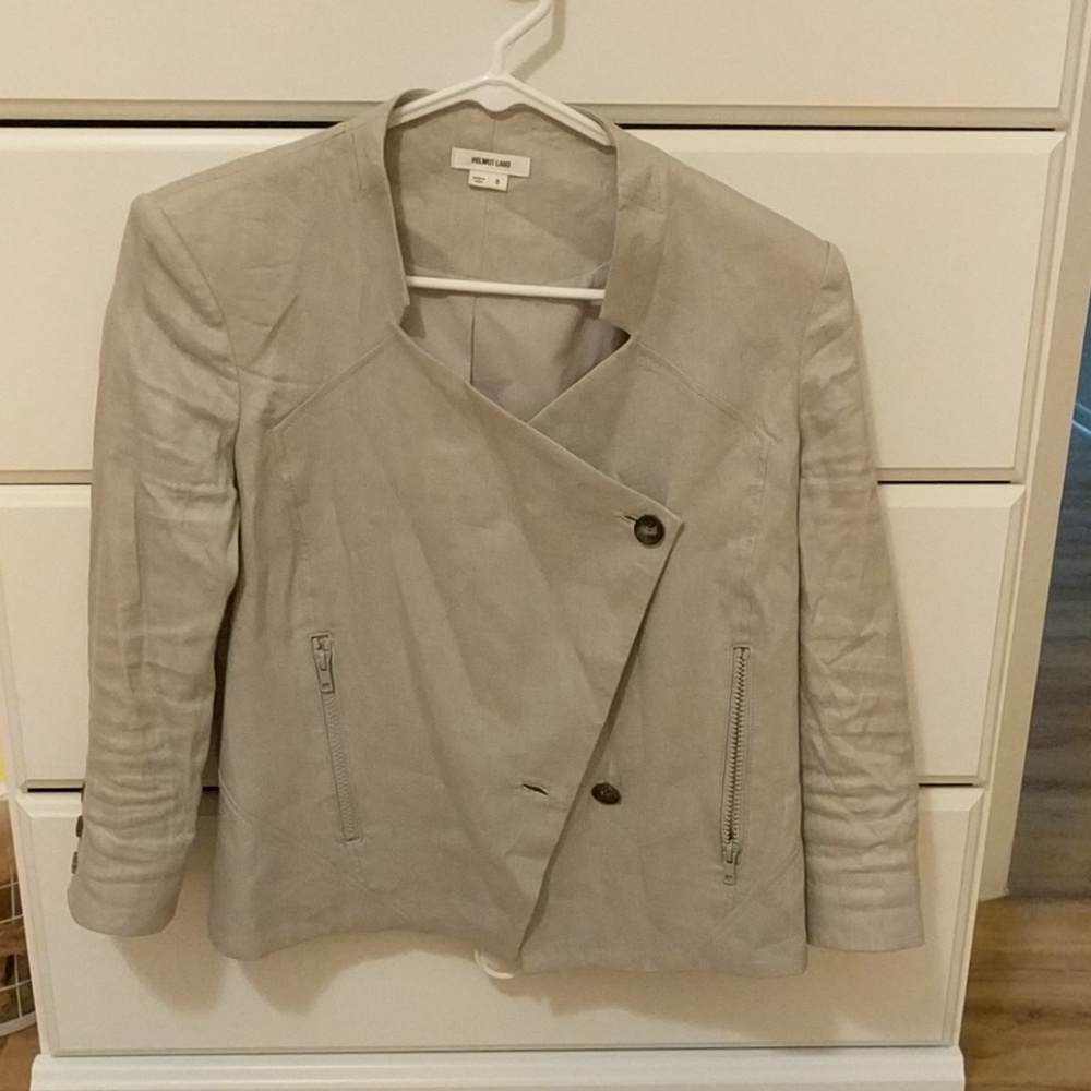 Tan Helmut Lang blazer